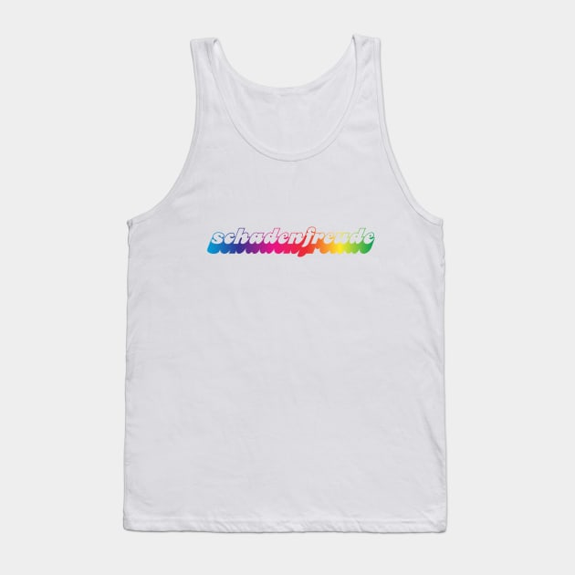 schadenfreude - Rainbow Tank Top by Ford n' Falcon